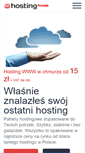 Mobile Screenshot of hostinghouse.pl